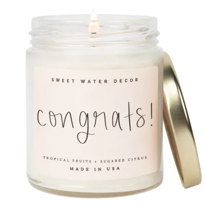 Congrats! 9oz Soy Candle+