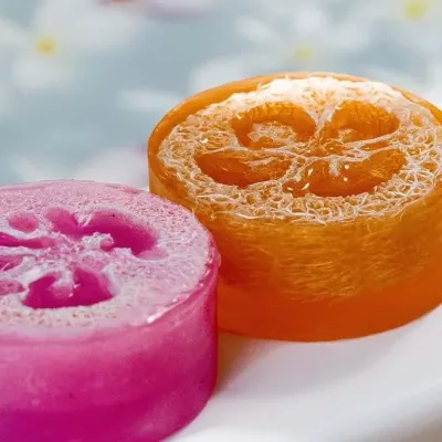 Sea Salt &amp; Kukui Exfoliating Loofah Soap+