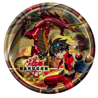 Bakugan Dinner Plates+