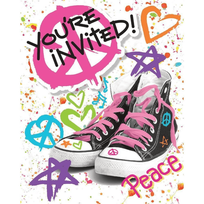 Totally 80's Invitations AMZ+