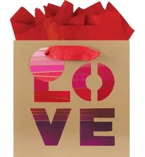 Lovely Stripe Gift Bag+