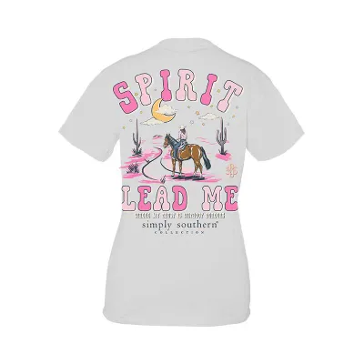 Simply Southern  Spirt Lead Me Short Sleeve Tee+