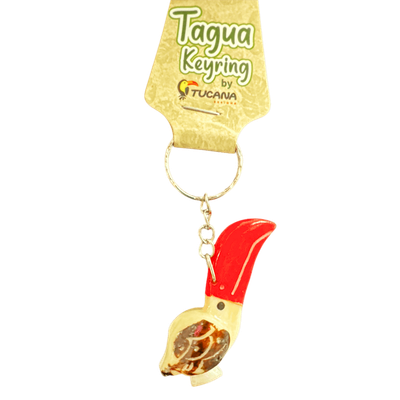 TAGUA Red Tucan Keyring+