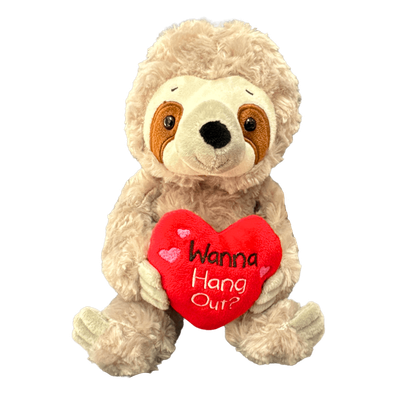 Valentine's Day Sloth Love Lines Plush+