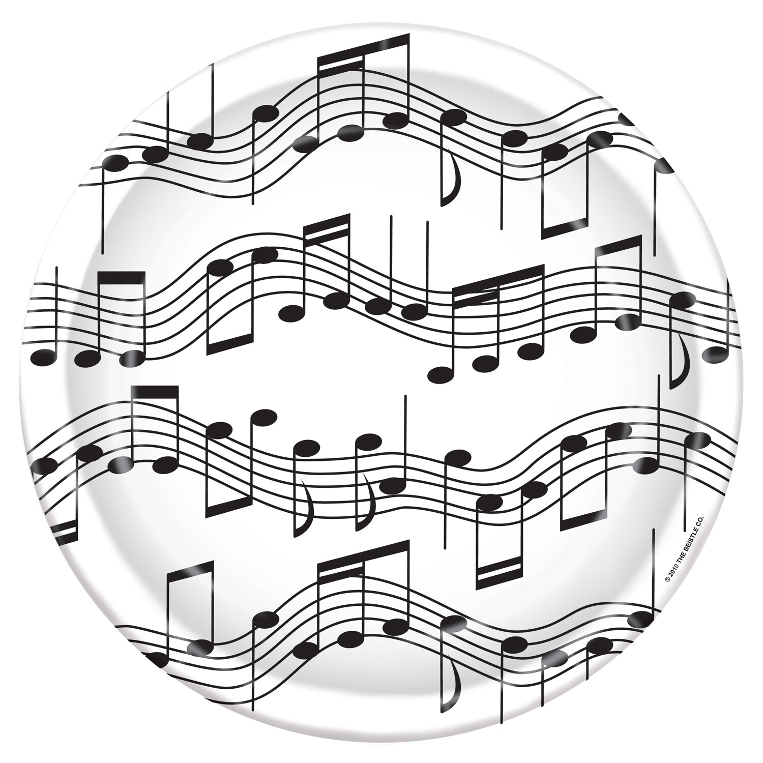 Musical Notes 9in Dinner Plate 8ct+