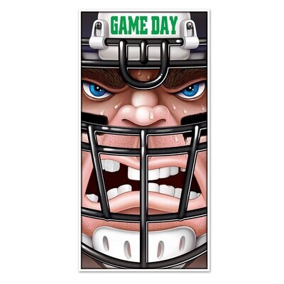 Football Player Door Cover 30inx5ft AMZ+