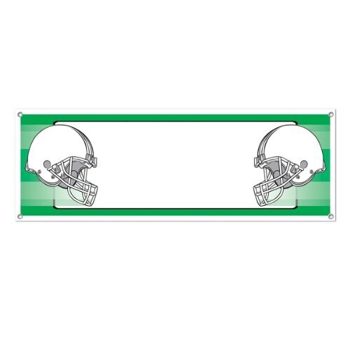Football Opposing Helmet Banner 5ft AMZ+
