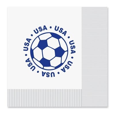 USA Soccer Lunch Napkins 16ct AMZ+