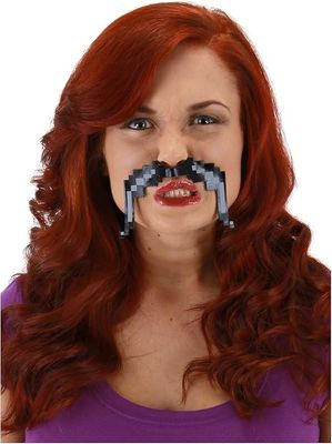 Pixel-8 Moustache Set+