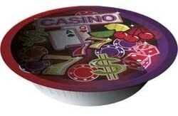 Neon Casino Paper Bowls 8ct+