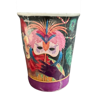 Mardi Gras 9oz Cup 8ct+