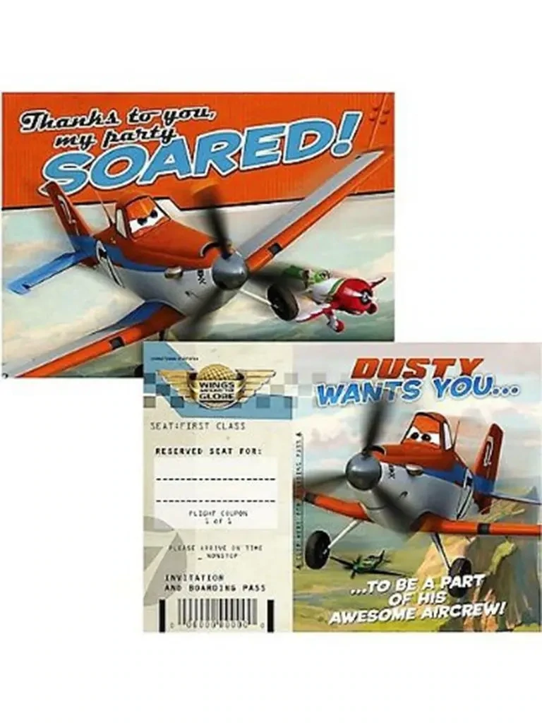 Disney Planes Invitations 8ct+