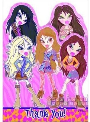 Bratz Fashion Fierce Thank You Notes 8ct AMZ+