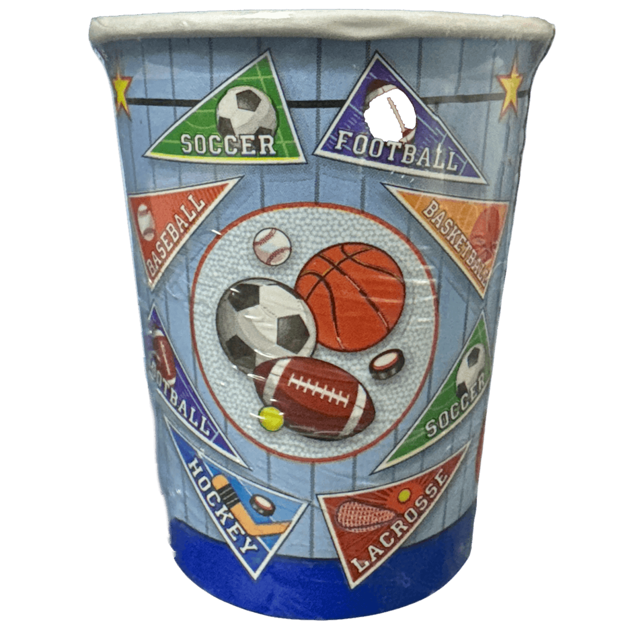 Sports Pennants 9oz Cups 8ct+