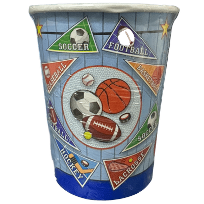 Sports Pennants 9oz Cups 8ct+