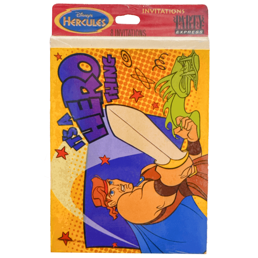 Hercules Invitations 8ct AMZ+