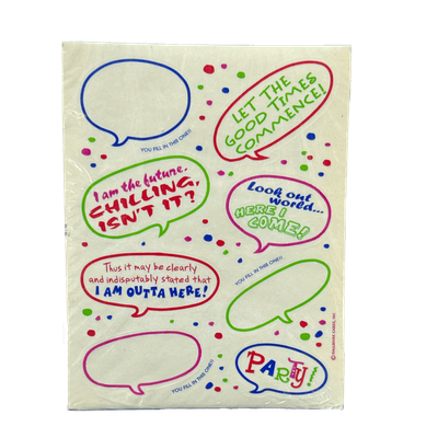 Graduation Fill-In Stickers 4 Sheets+