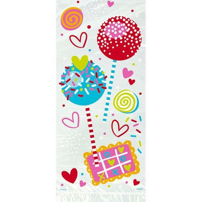 Valentine Tic Tac Toe Cello Bags 20ct+