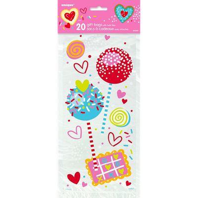 Valentine Tic Tac Toe Cello Bags 20ct+
