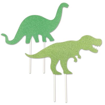 Dinosaur 8.5" Cake Toppers 2ct AMZ+