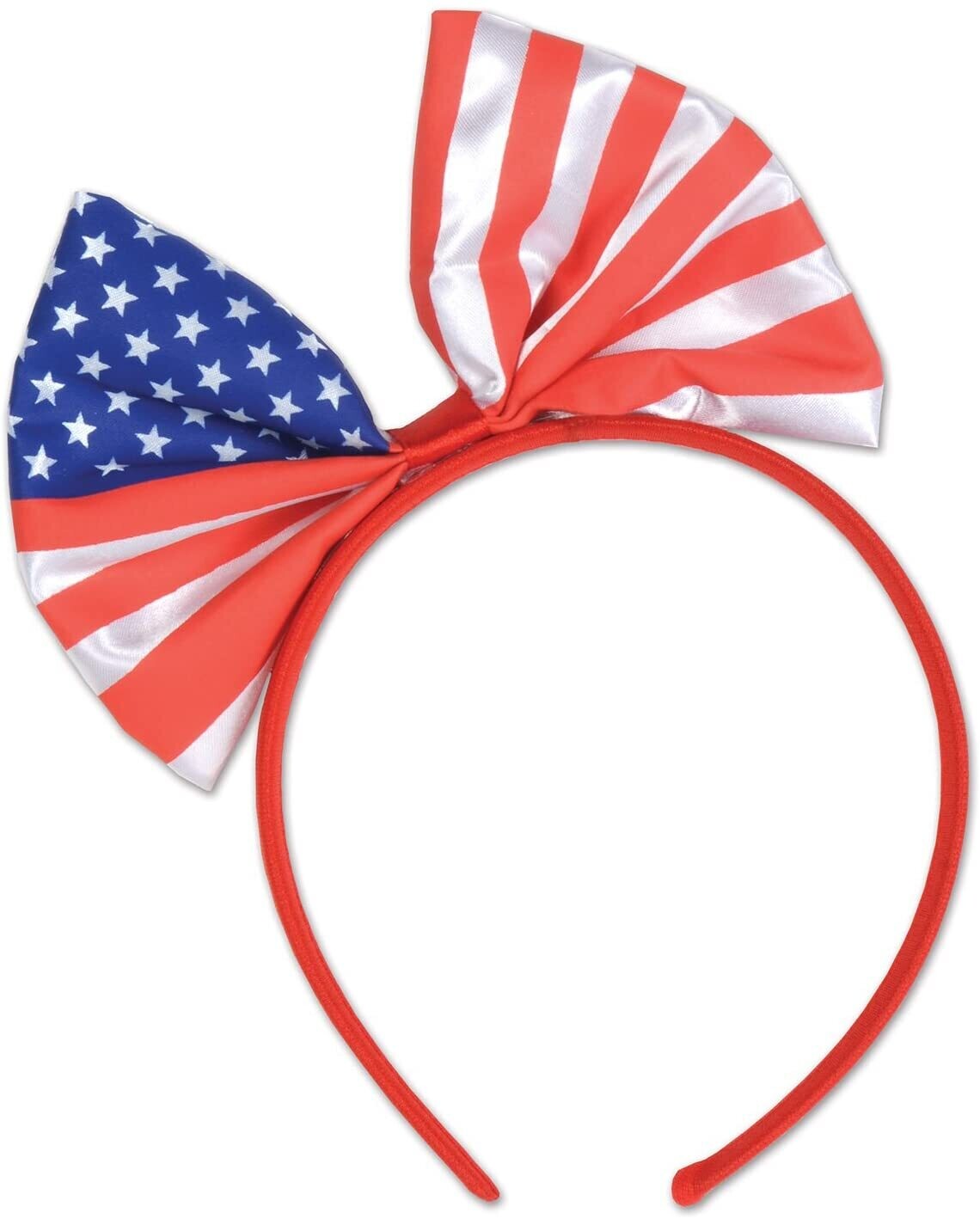 Patriotic Bow Headband AMZ+