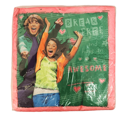 High School Musical Valentine Napkins 30ct+