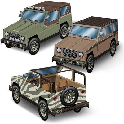 SUV Vehicle 3D Centerpieces 3ct AMZ+