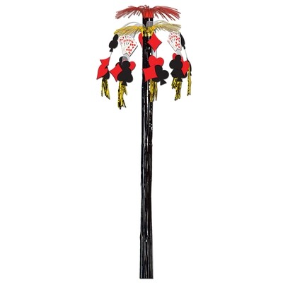 Casino Card Suit Cascade Fountain Decoration 6ft+