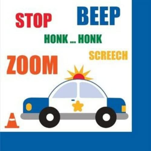 Traffic Jam Beverage Napkins 16ct AMZ+