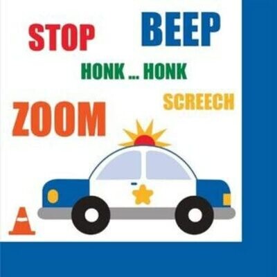 Traffic Jam Beverage Napkins 16ct AMZ+