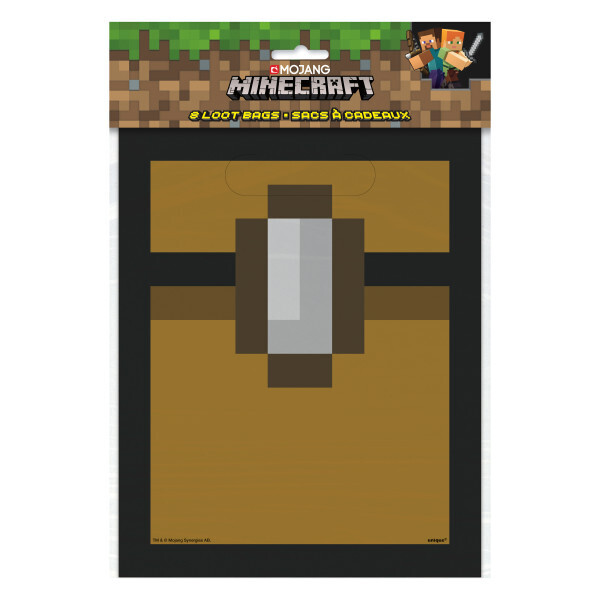 Minecraft Loot Bags 8ct AMZ+