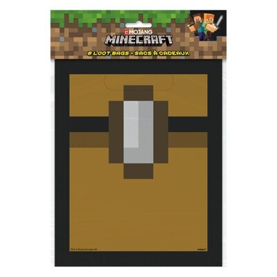 Minecraft Loot Bags 8ct AMZ+