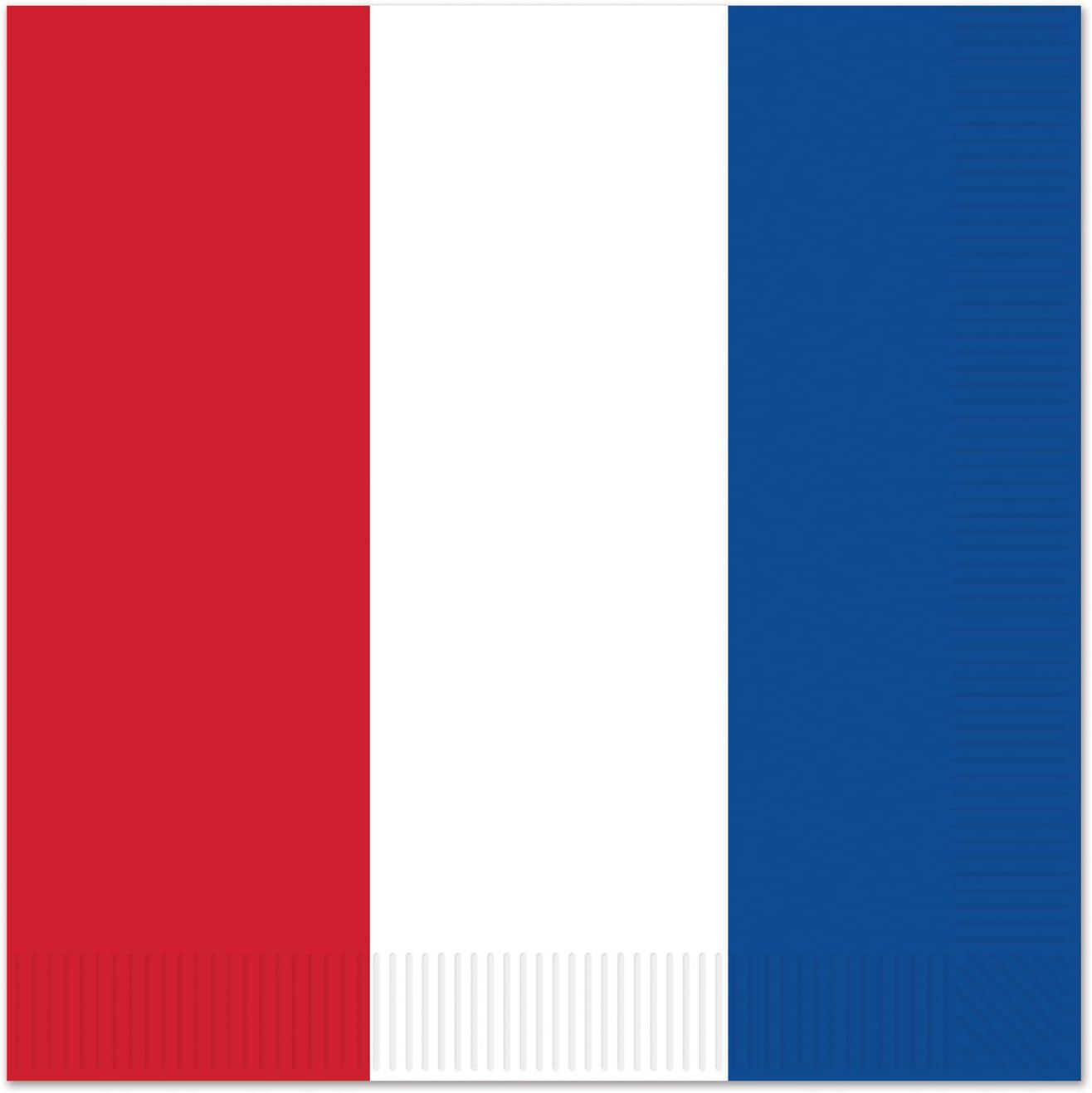 Red White &amp; Blue Napkins 2ply 16ct+