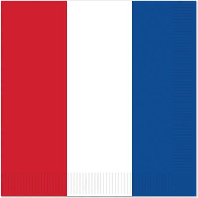 Red White &amp; Blue Napkins 2ply 16ct+