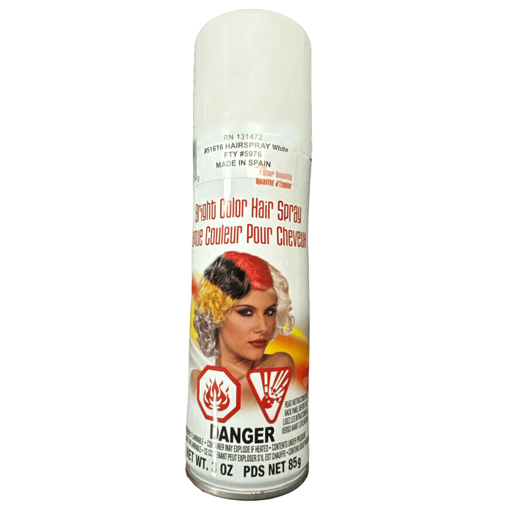 White Hair Spray 3oz AMZ+