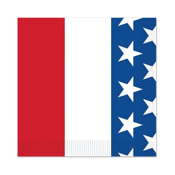 Patriotic Beverage Napkins 16ct+