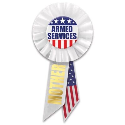 Armed Services Mother Rosette AMZ+