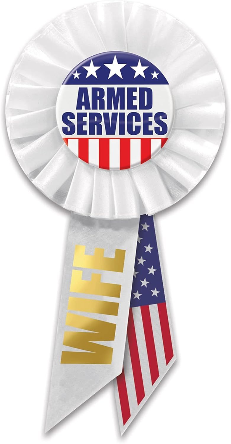 Armed Services Wife Rosette AMZ+