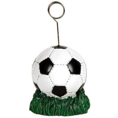 Soccer Ball Photo Holder/Balloon Weight 6oz AMZ+