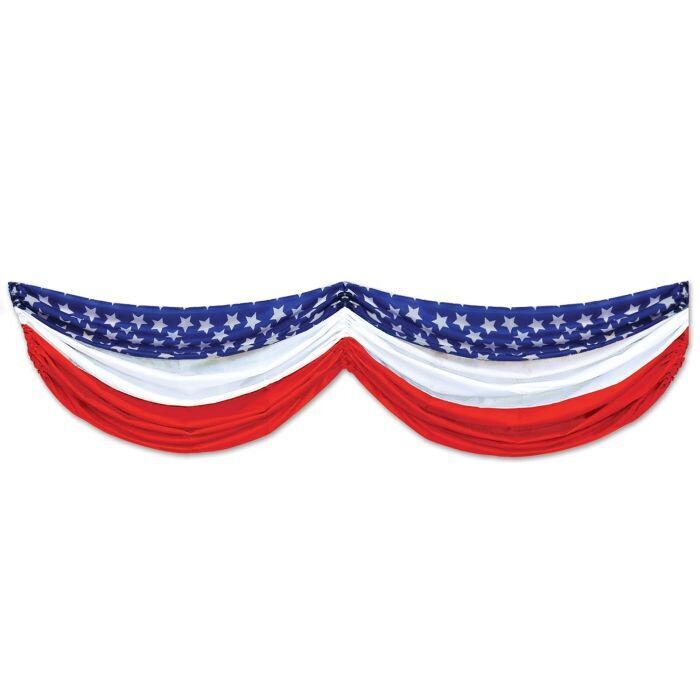 Stars and Stripes Fabric Bunting 5.8ft+