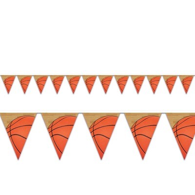 Basketball Pennant Banner 12ft AMZ+