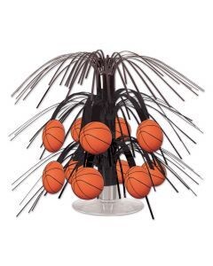 Basketball Mini Cascade Centerpiece 7.5 in AMZ+