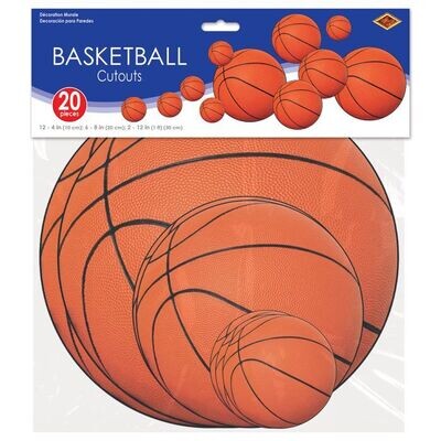 Basketball Cutouts 20ct AMZ+