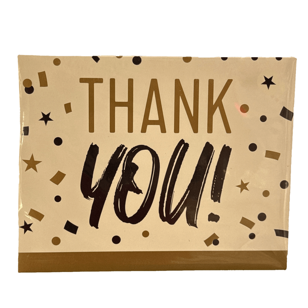 Golden Grad Thank You Cards 8ct+