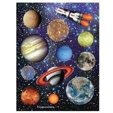Outer Space Sheet Stickers 4ct+