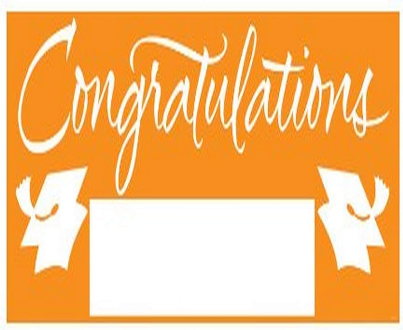 Orange Grad Fill In Giant Banner 20" x 60" AMZ+