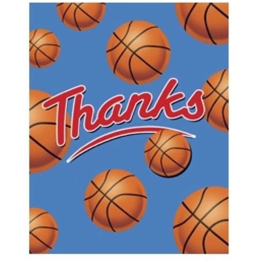 Basketball Thank You Notes 8ct+