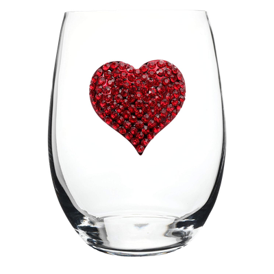 Jewels Decorative Stemless Wine Glasses+