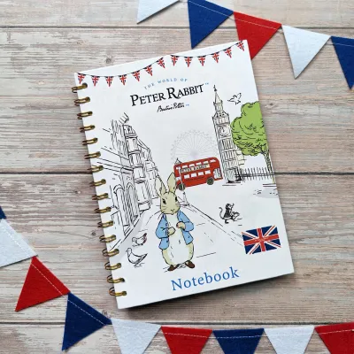 Peter Rabbit A5 Notebook Wired with Dividers – Out &amp; About Design AMZ+