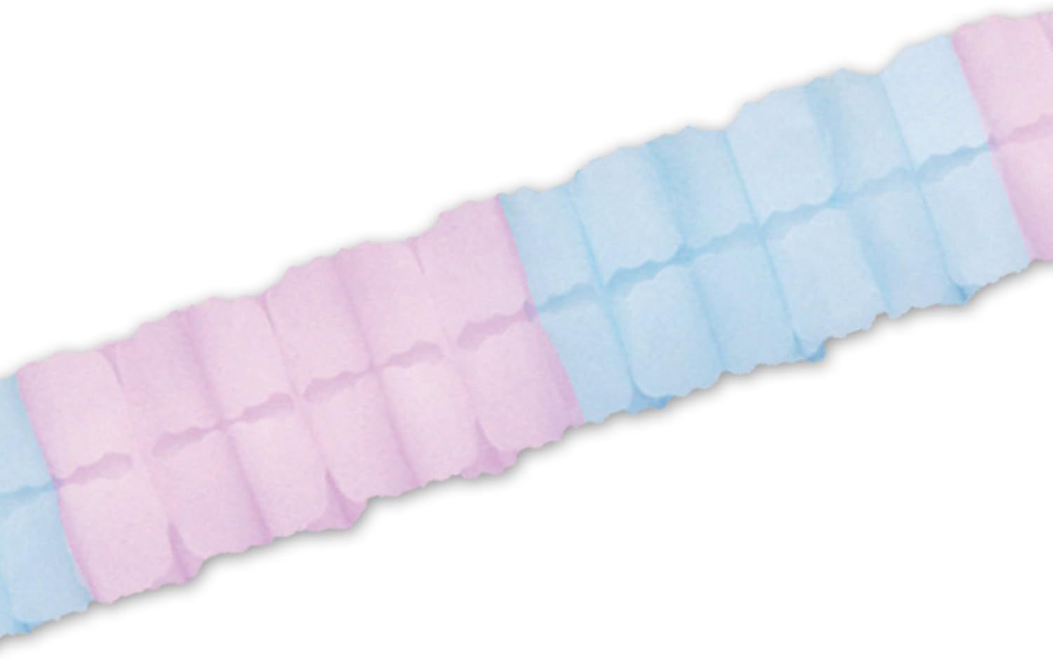 Pink/Light Blue Leaf Garland AMZ+